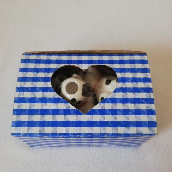 3 Dalmatian Dogs in a basket salt pepper and toothpick - Picture 5 of 5
